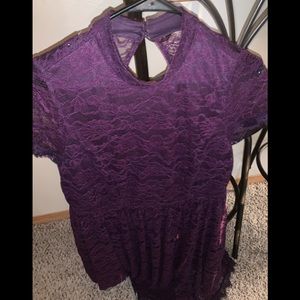 Torrid purple dress